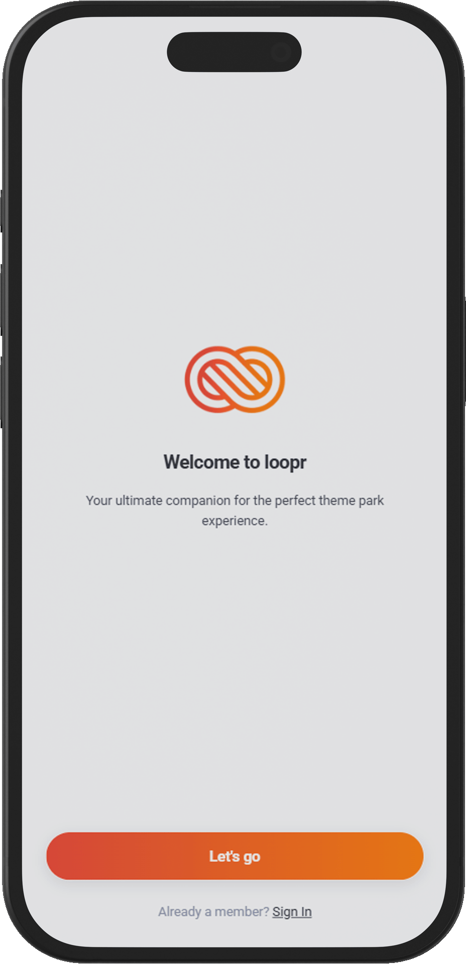 loopr app onboarding